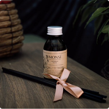 100ml. namų kvapas su lazdelėmis Jazminas ir kava - Image 2