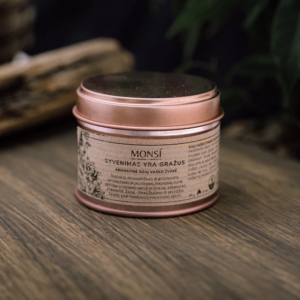 100ml. Aromatinė žvakė Gyvenimas yra gražus